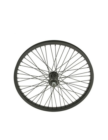 20 x 1.75 Alloy Front Wheel 48 Spoke 14gBlack...